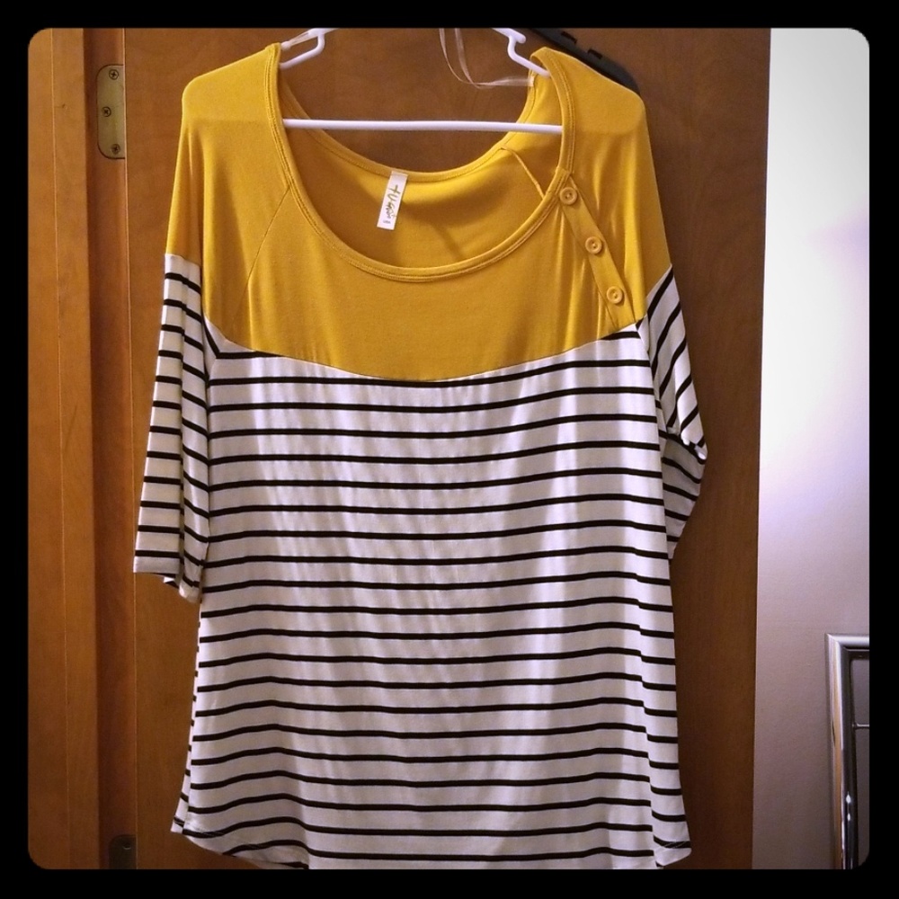 Nautical Striped Tunic Top